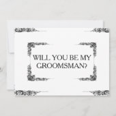 Ik heb het meisje, maar ik heb mijn mannen groomsm kaart (Achterkant)