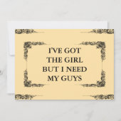 Ik heb het meisje, maar ik heb mijn mannen groomsm kaart (Voorkant)