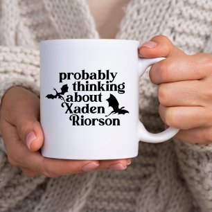 Ik heb het natuurlijk over Xaden R Dragon Smut Rea Koffiemok