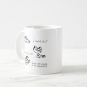 "IK HEB HET NIET DOE" CATS KOFFIEMOK (Voorkant links)