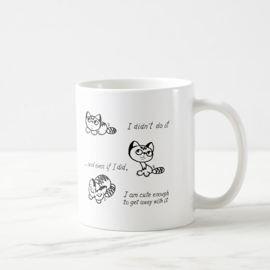 "IK HEB HET NIET DOE" CATS KOFFIEMOK (Rechts)