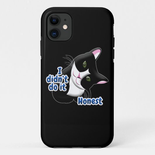 Ik heb het niet gedaan Cat Case-Mate iPhone Case (Achterkant)