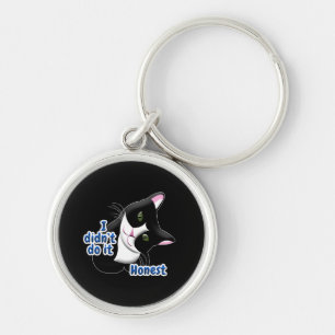 Ik heb het niet gedaan Cat Sleutelhanger