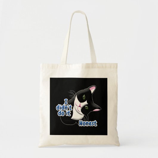 Ik heb het niet gedaan Cat Tote Bag (Voorkant)