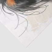 Ik heb het niet gedaan Dachshund Dog Decoupage Tissuepapier (Detail)