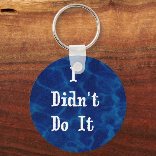 Ik heb het niet gedaan sleutelhanger (Voorkant)