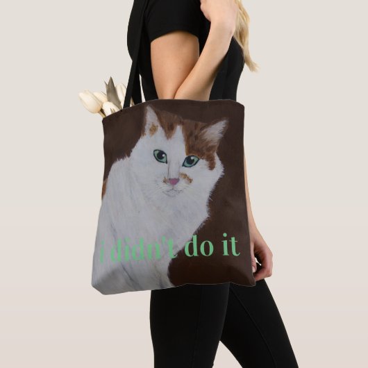 Ik heb het niet gedaan tote bag (Dichtbij)