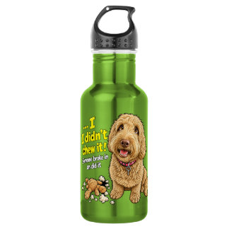 Ik heb het niet gekauwd Grappige Hondenmok Waterfles