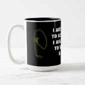 IK HEB HET NIET OVER EEN MAN TE VERLIEZEN TWEEKLEURIGE KOFFIEMOK (Links)