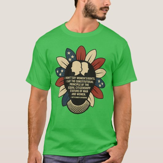 Ik heb het niet over vrouwenrechten, ik heb het ov t-shirt (Voorkant)