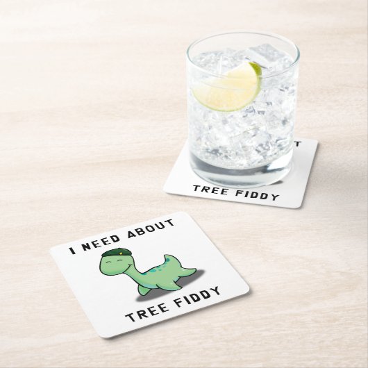 IK HEB HET NODIG OVER TREE FIDDY - NESS MONSTER KI KARTONNEN ONDERZETTERS (Insitu)