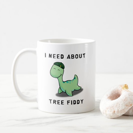 IK HEB HET NODIG OVER TREE FIDDY - NESS MONSTER KI KOFFIEMOK (Met donut)