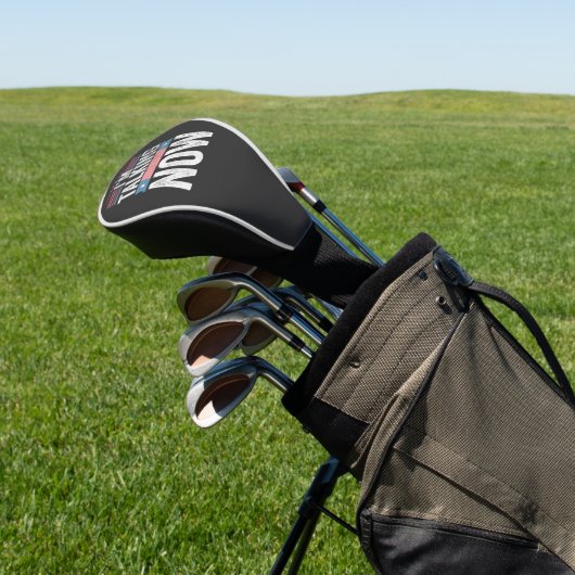 Ik heb het nu over het President van Trump Kamala Golfheadcover (Insitu)