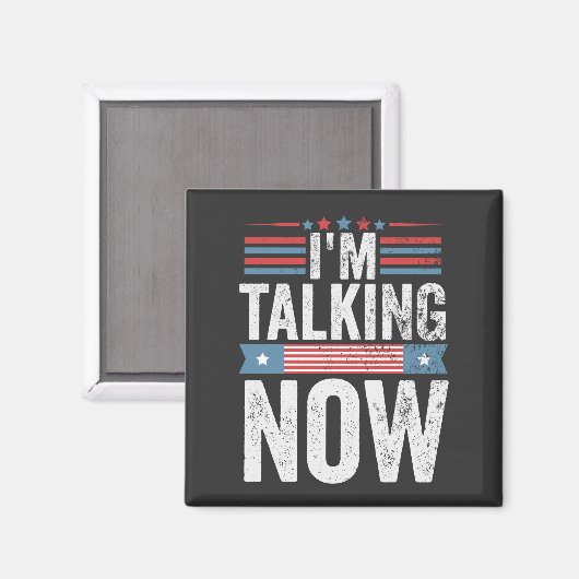 Ik heb het nu over het President van Trump Kamala Magneet (Voorkant / Achterkant)