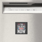 Ik heb het nu over het President van Trump Kamala Magneet (Insitu (Vaatwasser))