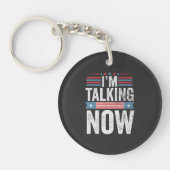 Ik heb het nu over het President van Trump Kamala Sleutelhanger (Voorkant)