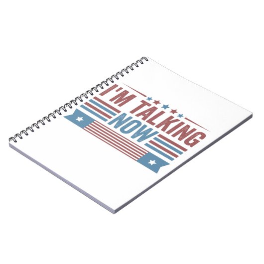 Ik heb het nu over het presidentiële debat van Tru Notitieboek (Linkerzijde)