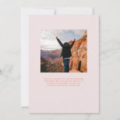 Ik heb het onder de knie! Afstuderen foto aankondi Kaart (Achterkant)