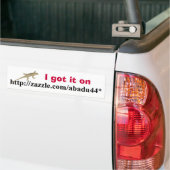 Ik heb het op bumpersticker (Op Truck)