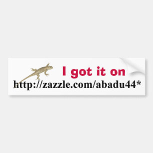 Ik heb het op bumpersticker