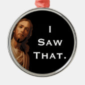 Ik heb het Ornament van Funny Jesus 2025 gezien (Voorkant)