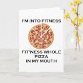 Ik heb het over fitness pizza kaart (Gele Bloem)