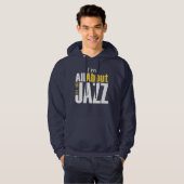 Ik heb het over jazz sweatshirt met capuchon (Voorkant volledig)