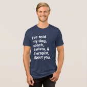 Ik heb het over jou! Tri-Blend shirt (Voorkant volledig)