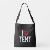 IK HEB HET OVER RED HEART DESIGN CROSSBODY TAS (Achterkant)