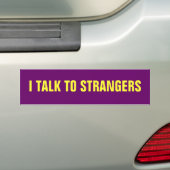 IK HEB HET OVER STERKERS BUMPERSTICKER (Op auto)