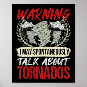 Ik heb het over tornado's - orkaan Hu Poster