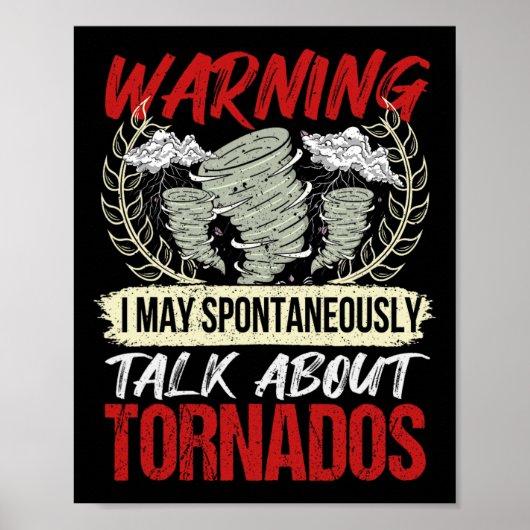 Ik heb het over tornado's - orkaan Hu Poster (Voorkant)