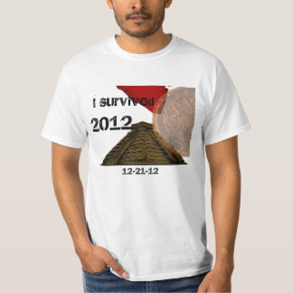 Ik heb het overleefd in 2012 t-shirt