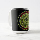 Ik heb het overleefd | Maya Prophecy Tweekleurige Koffiemok (Voorkant links)