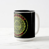 Ik heb het overleefd | Maya Prophecy Tweekleurige Koffiemok (Voorkant rechts)