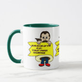 Ik heb het overleefd mok (Links)