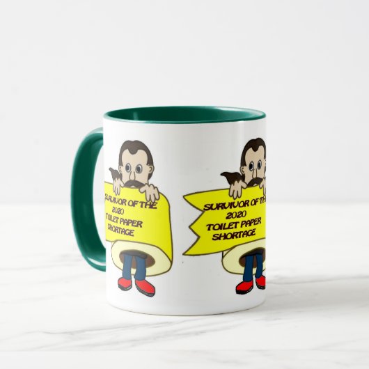 Ik heb het overleefd mok (Voorkant links)