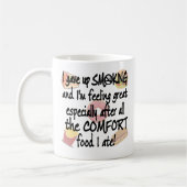 Ik heb het roken opgestaan en ik voel me geweldig koffiemok (Links)