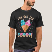Ik heb het Scoop Gender Reveal Ice Cream-thema T-shirt (Voorkant)