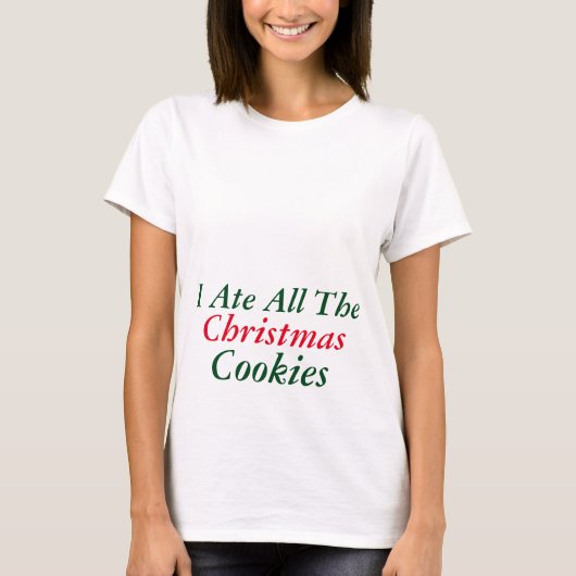 Ik heb het shirt van de Koekjes met Kerstmis gehad (Voorkant)