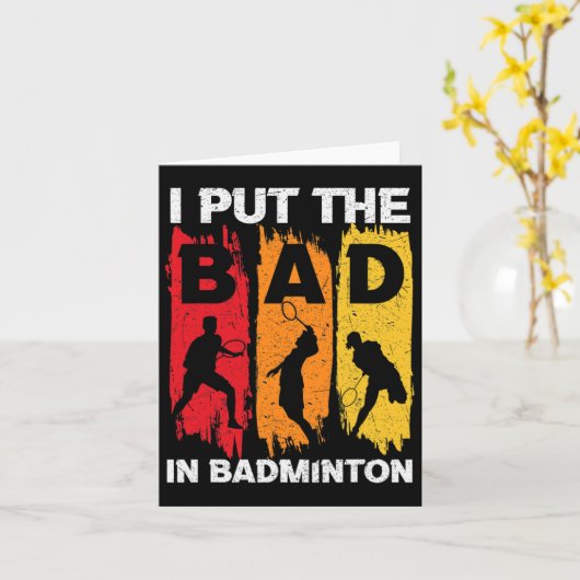 Ik heb het slechte in Badminton 5 gezet Kaart (Gele Bloem)