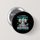 Ik heb het syndroom van Tourettes Ronde Button 5,7 Cm (Voorkant /achterkant)