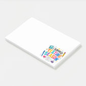 Ik heb het testseizoen overleefd School humor Post-it® Notes (Schuin)