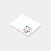 Ik heb het testseizoen overleefd Schoolhumor Post-it® Notes (Schuin)