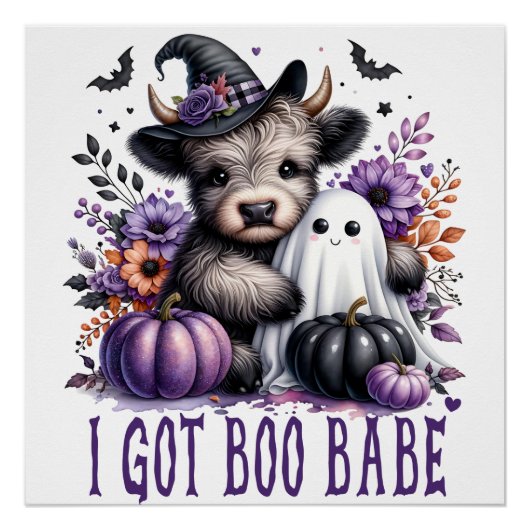 Ik heb het thema van Boo Babe Halloween Perfect Poster (Voorkant)