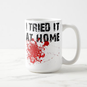 Ik heb het thuis geprobeerd Funny Travel Mug Koffiemok