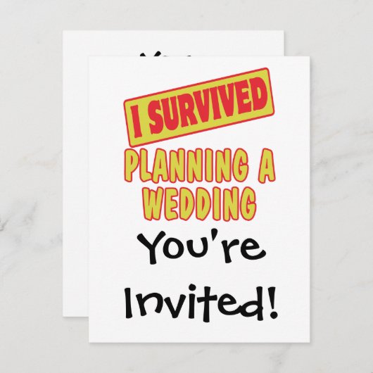 IK HEB HET TROUWEN OVERLEEFD KAART (Voorkant / Achterkant)