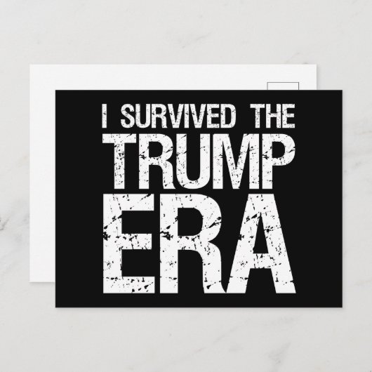 Ik heb het Trump-tijdperk 2020 overleefd Briefkaart (Voorkant / Achterkant)