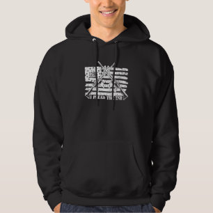 Ik heb het tweede amendement ingediend met het Pis Hoodie