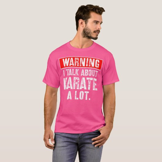 Ik heb het vaak over karate t-shirt (Voorkant volledig)